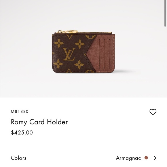 SOLD🔥Louis Vuitton Romy cardholder - Picture 1 of 9